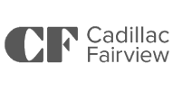 Logo en negro y blanco Fairview de Cadillac